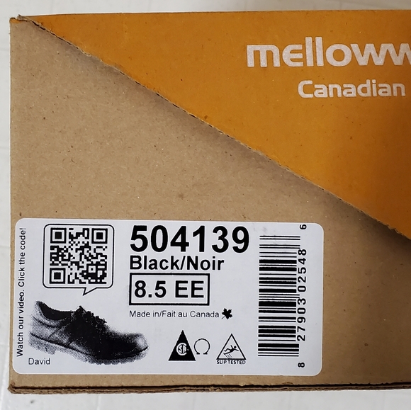 Mellow Walk Black Dressy Safety Shoes - Picture 8 of 10